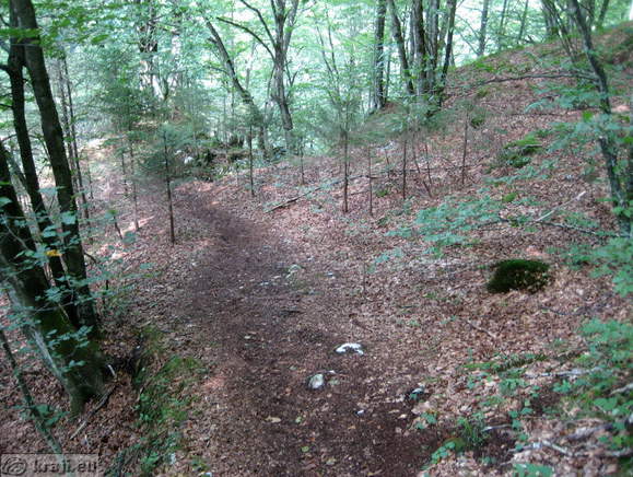 Descent to Kropa Spring