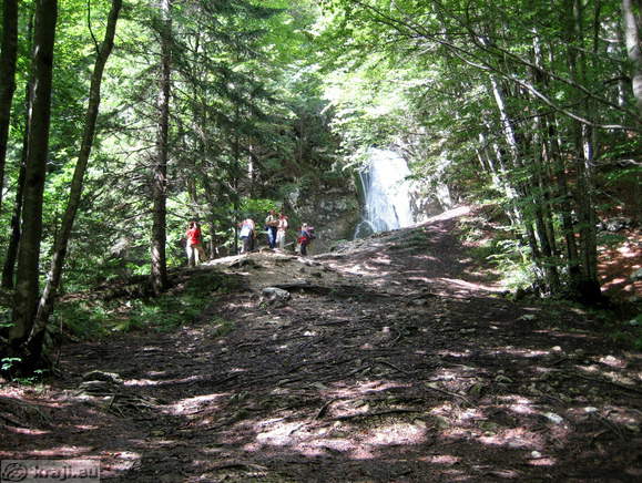 Last ascent near waterfall