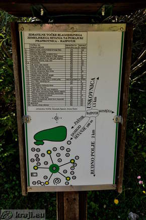 Zdravilne točke blagodejnega zemeljskega sevanja na Pokljuki