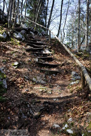 Zadnji vzpon do Vodnikovega razglednika