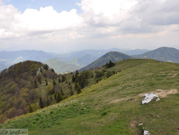 Pogled nazaj na smer prihoda