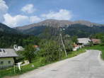 Planina pod Golico - Pogled na Golico iz Planine pod Golico