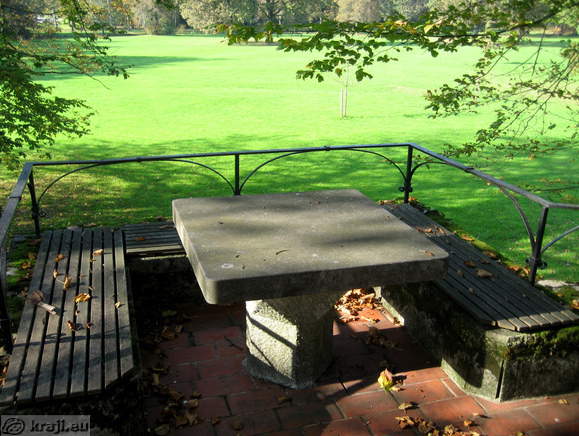 Place for rest near Castle Brdo