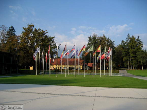 View to the equestrian centre