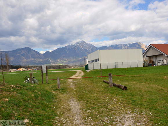 View back on starting point