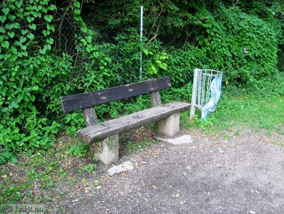 Počivališče na poti v kanjonu