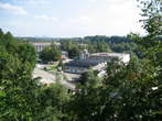 Panoramic View on Pungert - View from panoramic platform, Smarna gora hill in back 
