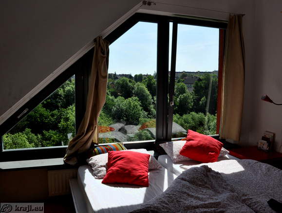 Cukrarna Hostel in the centre of Kranj but anyway in the nature