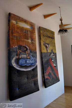 Paintings on the corridor