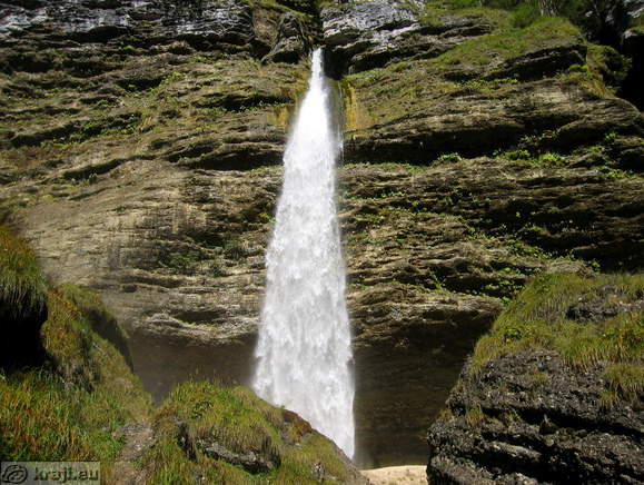 Lower Pericnik Fall in Vrata Valley