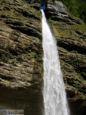 Pericnik Waterfall in the Vrata Valley