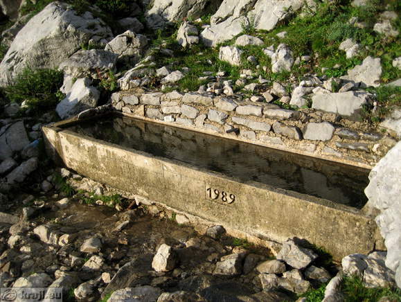Trough along the way in Upper Krma