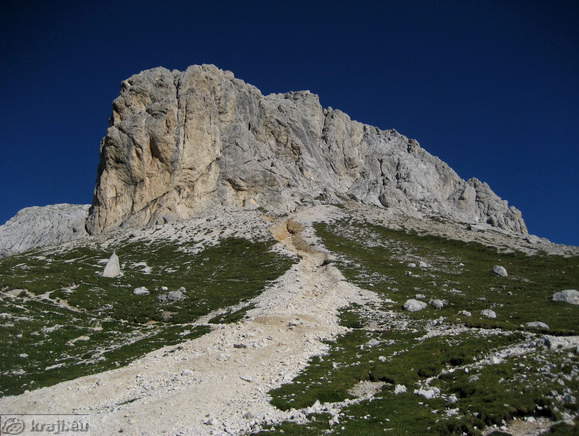 Slope to the Dom Planika pod Triglavom Mountain Hut