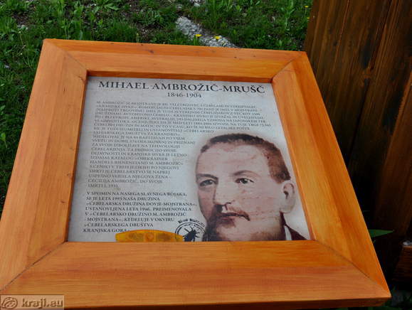 Informativna tabla - Mihael Ambrožič (1846 - 1904)