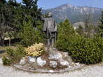 Dovje - The monument in memory of Jakob Aljaz - Dovje - Spomenik Jakobu Aljažu