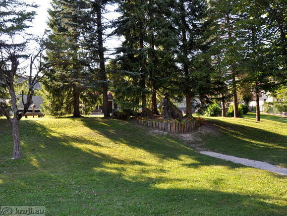 Statue of Kekec in Kranjska Gora