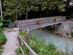 Walking Trail: Mojstrana-Start of the Vrata Valley - Footbridge that conveys us on the right bank of the Triglavska Bistrica 