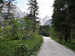 Cesta Planica-Tamar - Zadnji del ceste proti dolini Tamar 