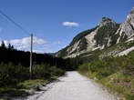Cesta Planica-Tamar - Pogled nazaj proti Planici 
