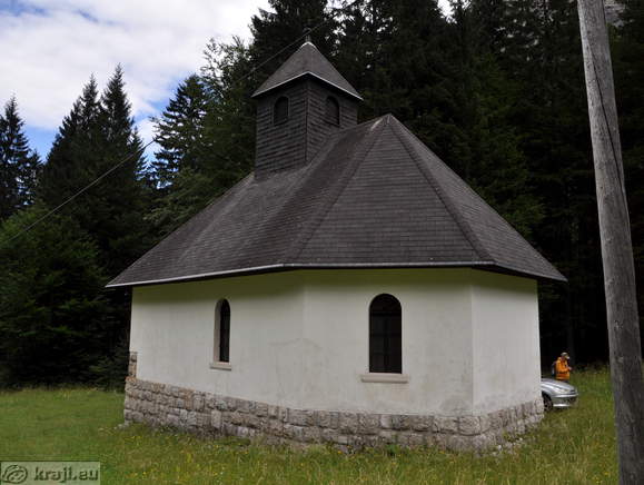 Chapel Marija Pomagaj from back