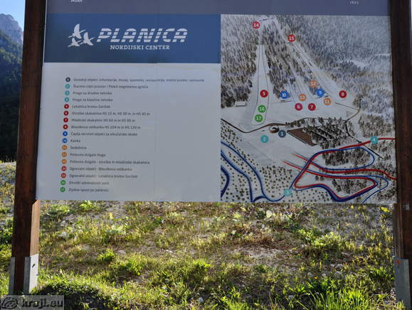 Information board - Planica Nordic Centre