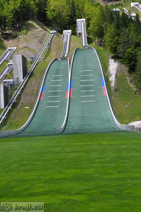Youth ski jumping hills HS 65m and HS 85m