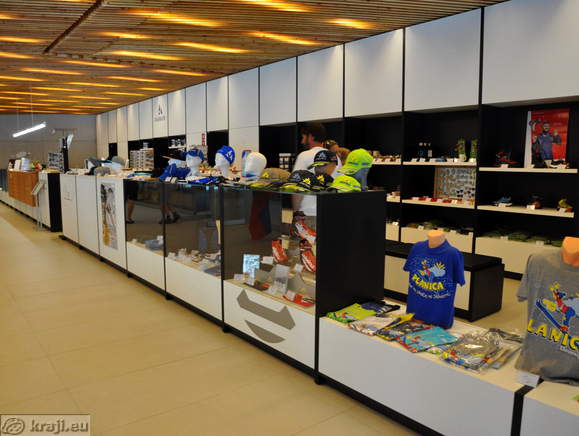 Information desk, souvenirs