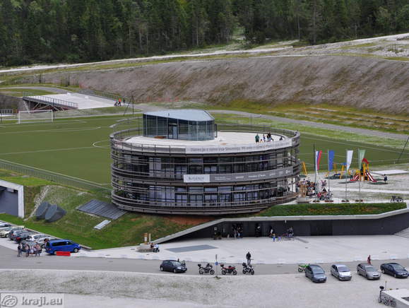 Main building with the Viewing platform
