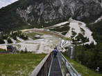 Wandern auf Skiflugschanze - Planica Nordic Center - Wandern auf Skiflugschanze 