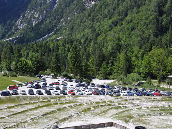 Parkirišče proti dolini Tamar