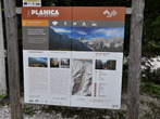 Walking Trail: Planica-Tamar - Information board - Planica - valley trail 