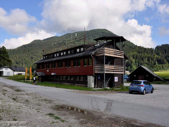 Building near ski slope
