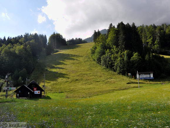 Ski slope Podkoren