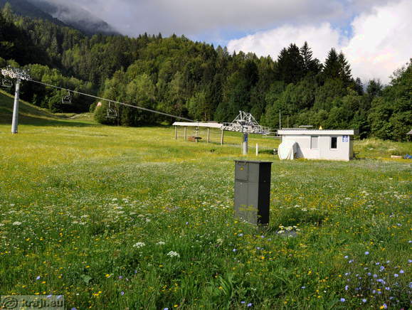 Foothills of the ski slope