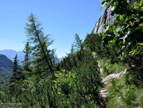 Zadnji del 5 minutne poti z Vršiča