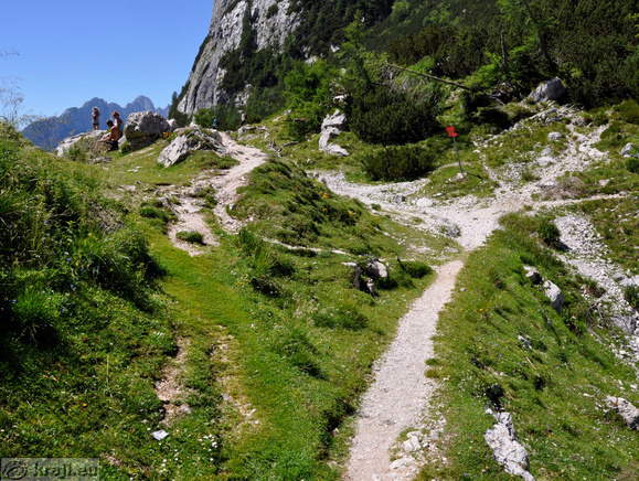 Pod Suvenirčkom sledimo poti za Jalovec