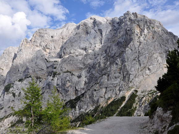 Pogled proti Prisanku in Ajdovski deklici