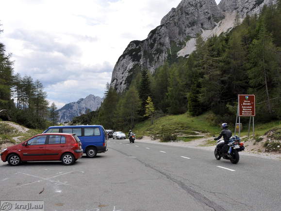 Prelaz Vršič - Meja med občinama Kranjska Gora in Bovec
