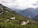 Aussichtspunkt in der Nähe Postarski dom Berghütte  - Vrsic - Aussichtspunkt in der Nähe Postarski dom Berghütte  