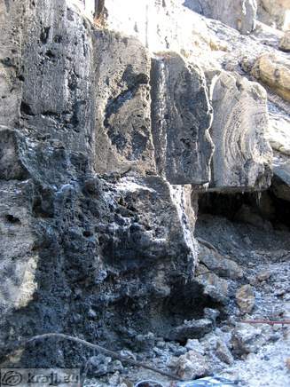 Travertin-Steinbruch