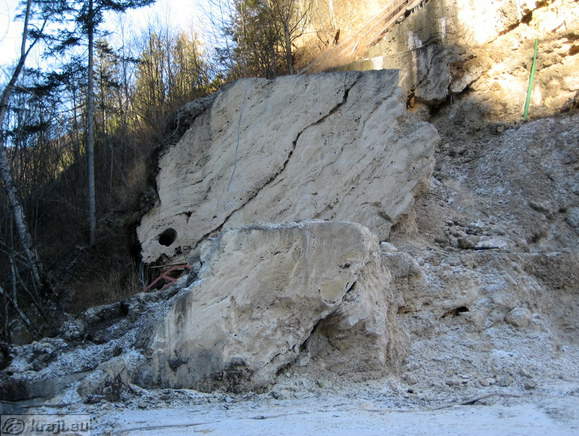 Travertin-Steinbruch