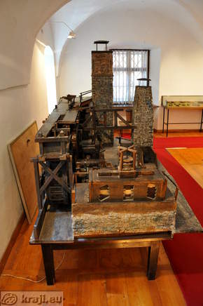 Maketa delovanja fužine