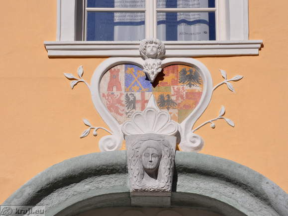 Coat-of-arms above entrance
