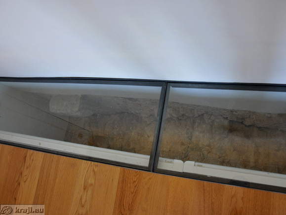 Preserved remains of the old rooms