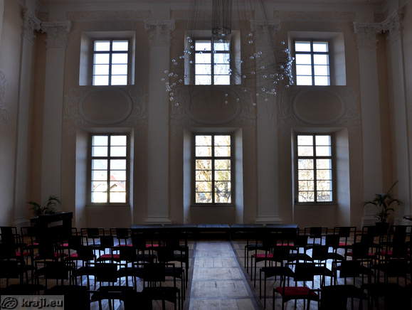 Baroque hall in Radovljica Manor