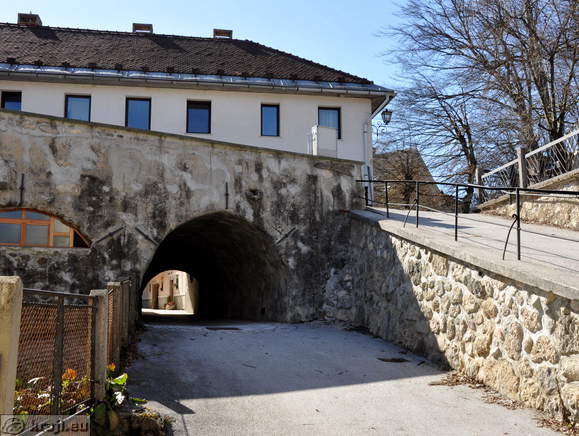 Moat tunnel from north side