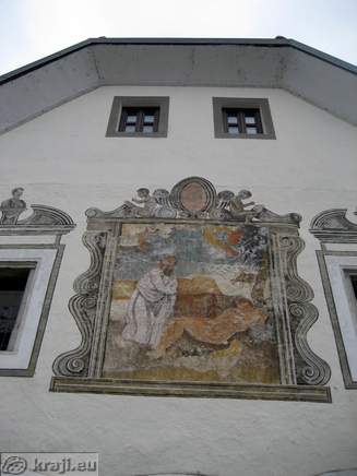 Painting from 17th century on Sivec House