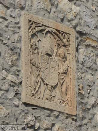 Stone plate on Granary