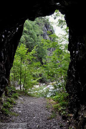Pogled nazaj v smeri Velikega predora