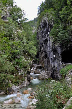Najbolj ozek del Dovžanove soteske